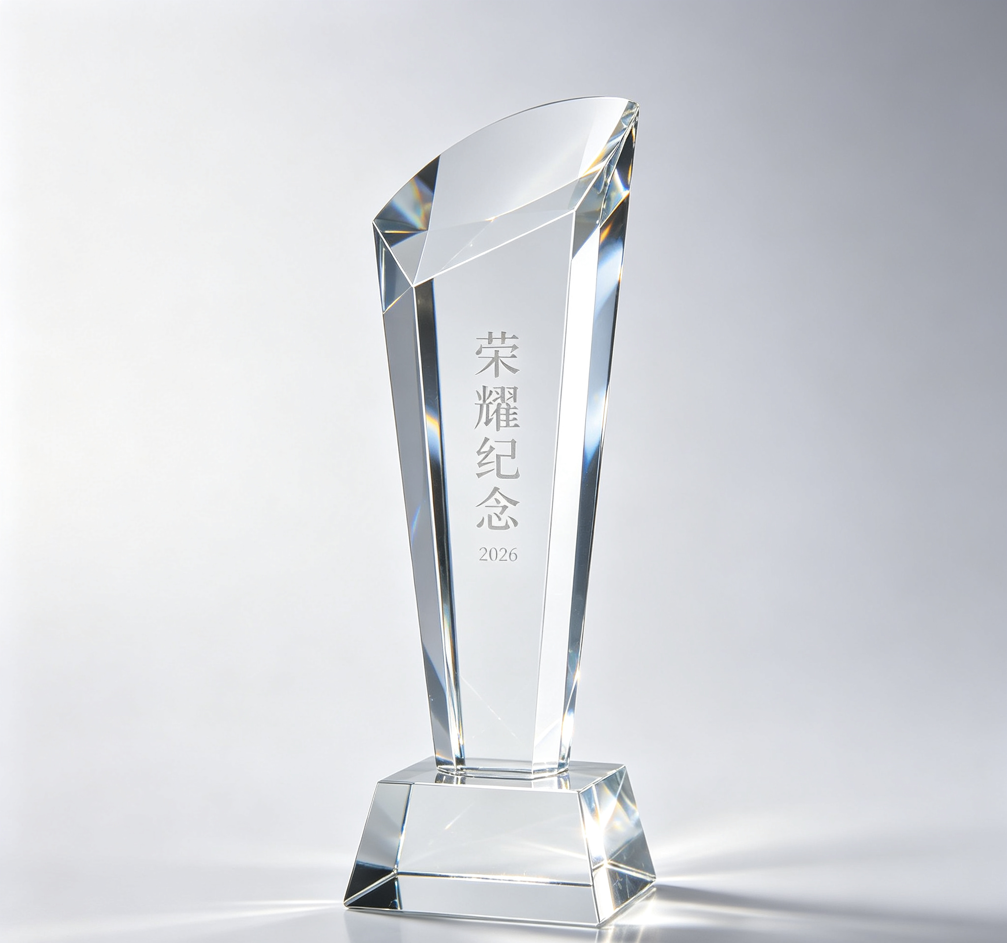 水晶纪念奖杯